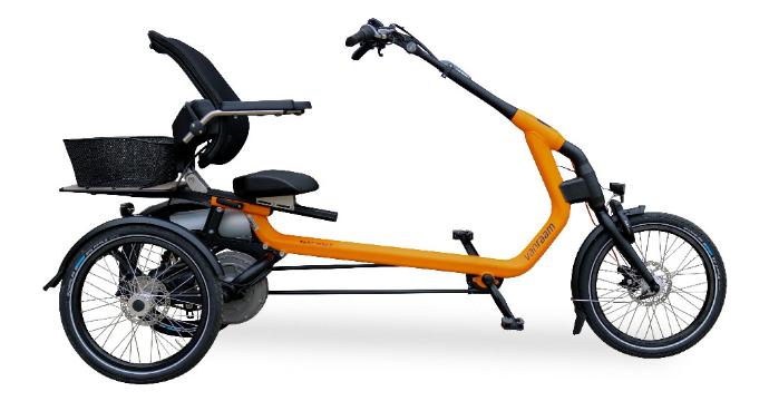 Van Raam Easy Rider 3 in Orange Luxus Elektro Dreirad Clever Cykling